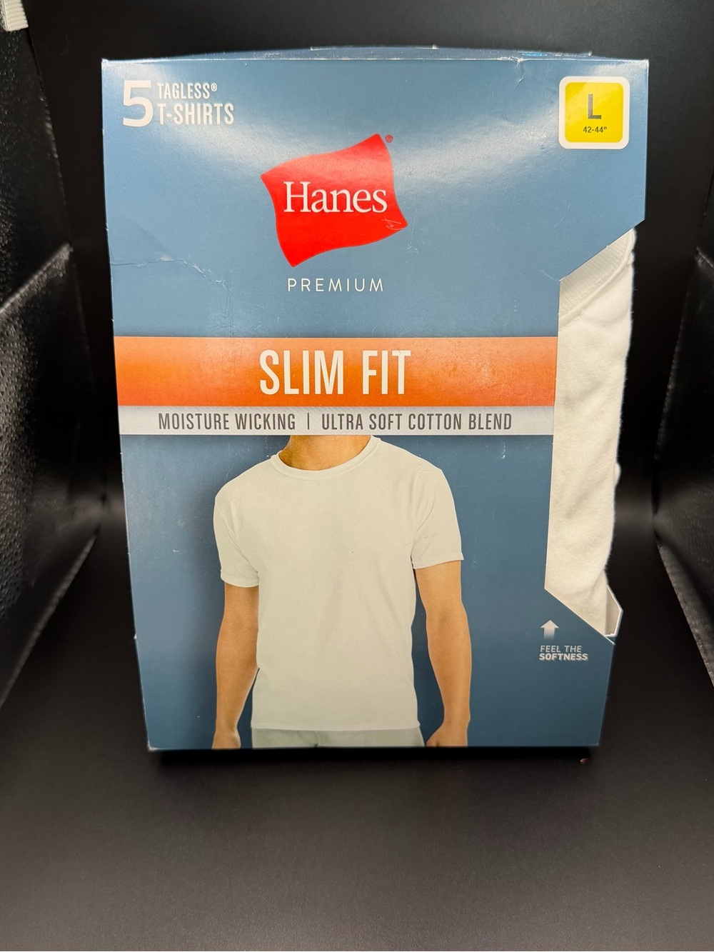 Hanes Slim Fit Short Sleeve T-Shirt - White